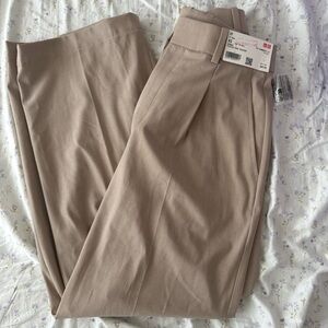 (nwt) uniqlo wide leg trousers